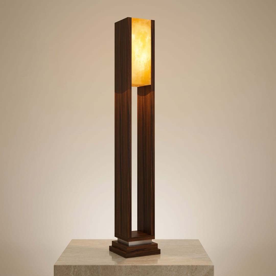 Wooden Floor Lamp