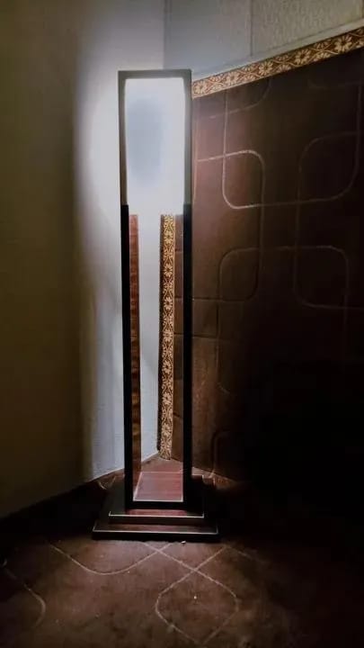 Modern Wooden LED Floor Lamp